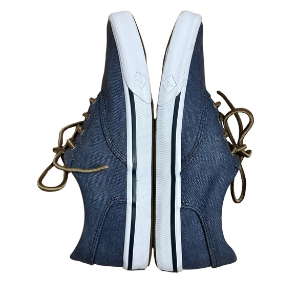 SPERRY MEN’S CANVAS SNEAKER | BLUE | SZ 8.5 | - Picture 9 of 10